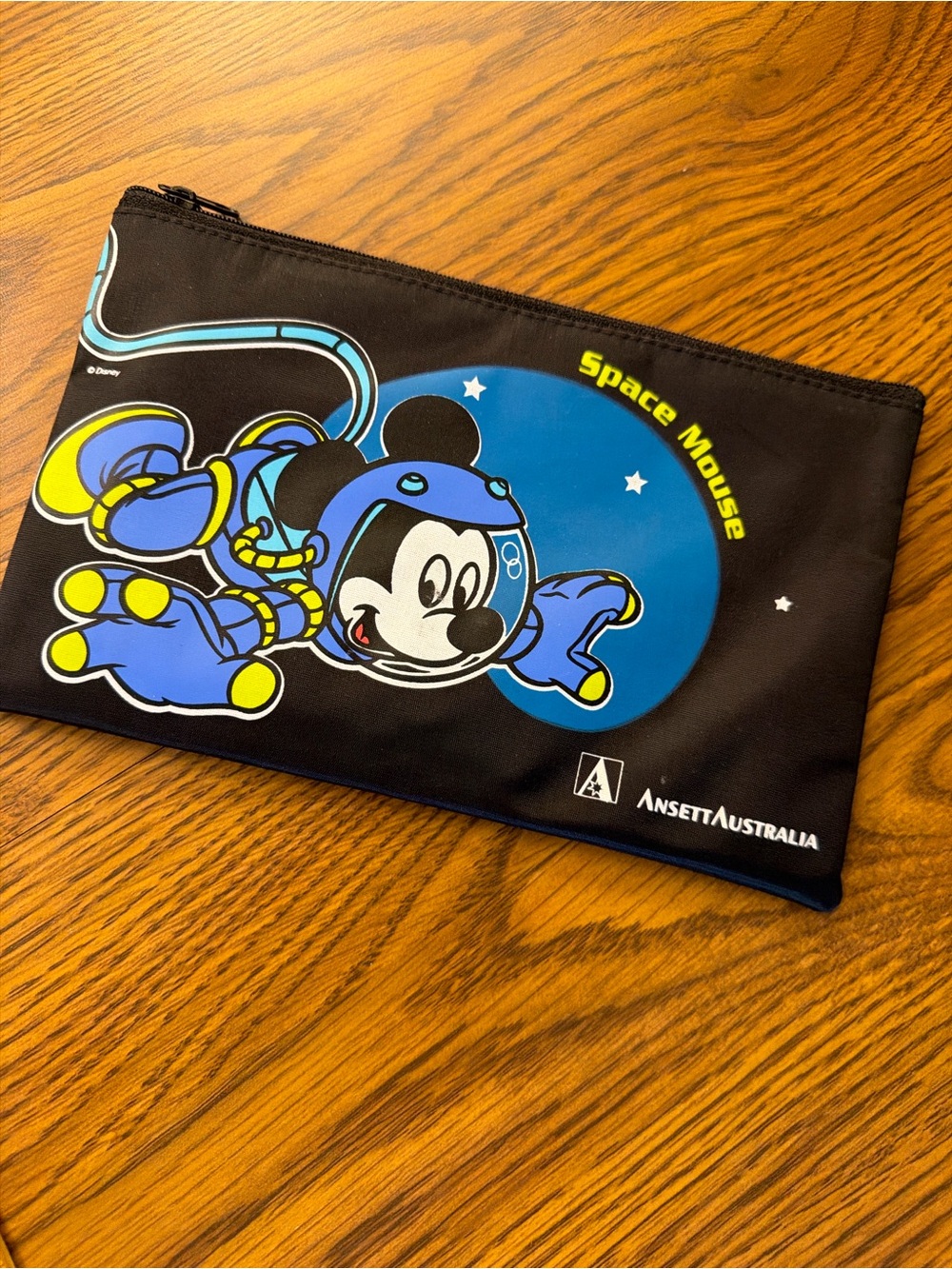 Mickey Mouse in Space Disney Zip Pouch airline